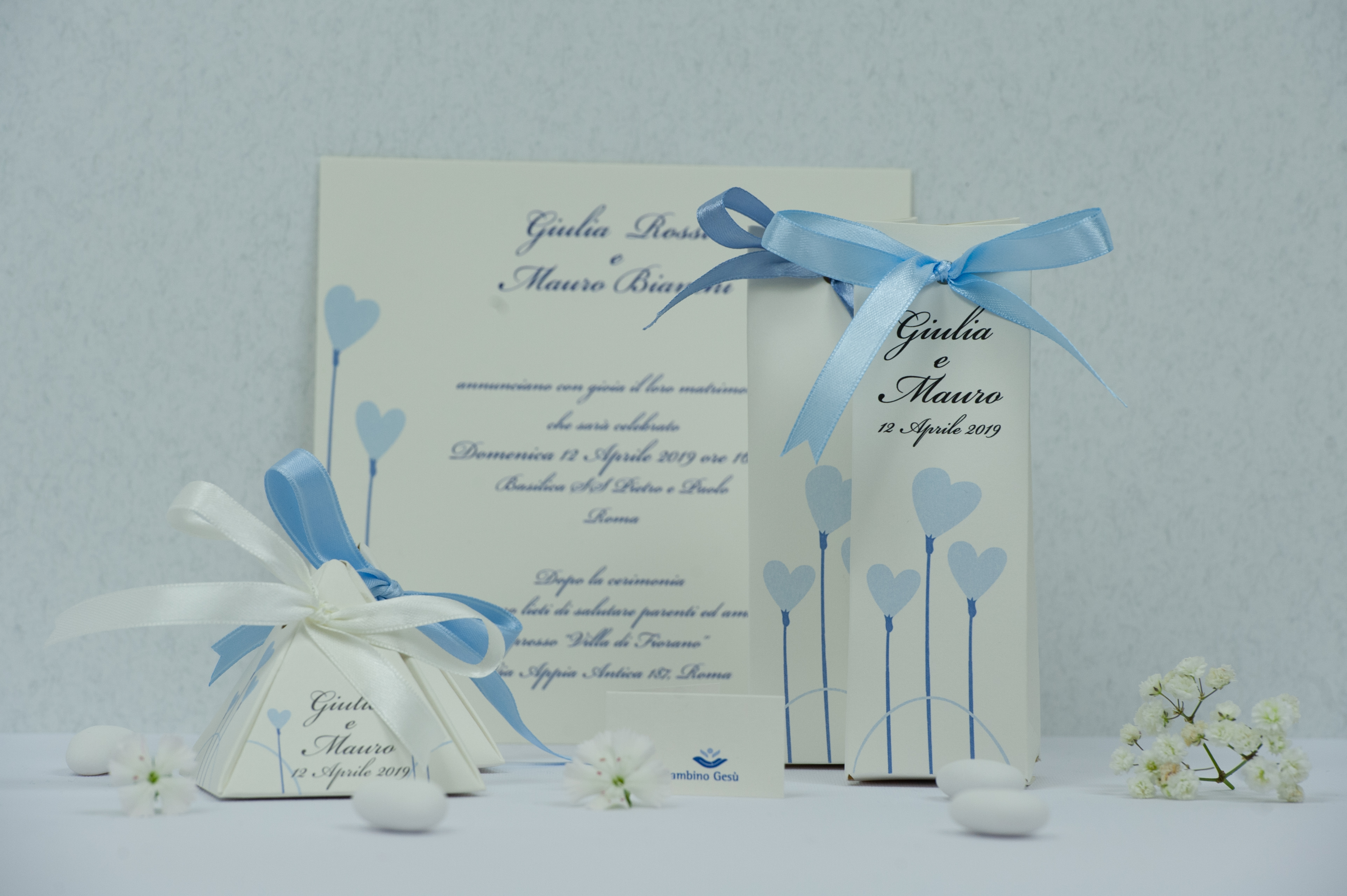 Scatoline Matrimonio modello pochette - Foto n. 3/4