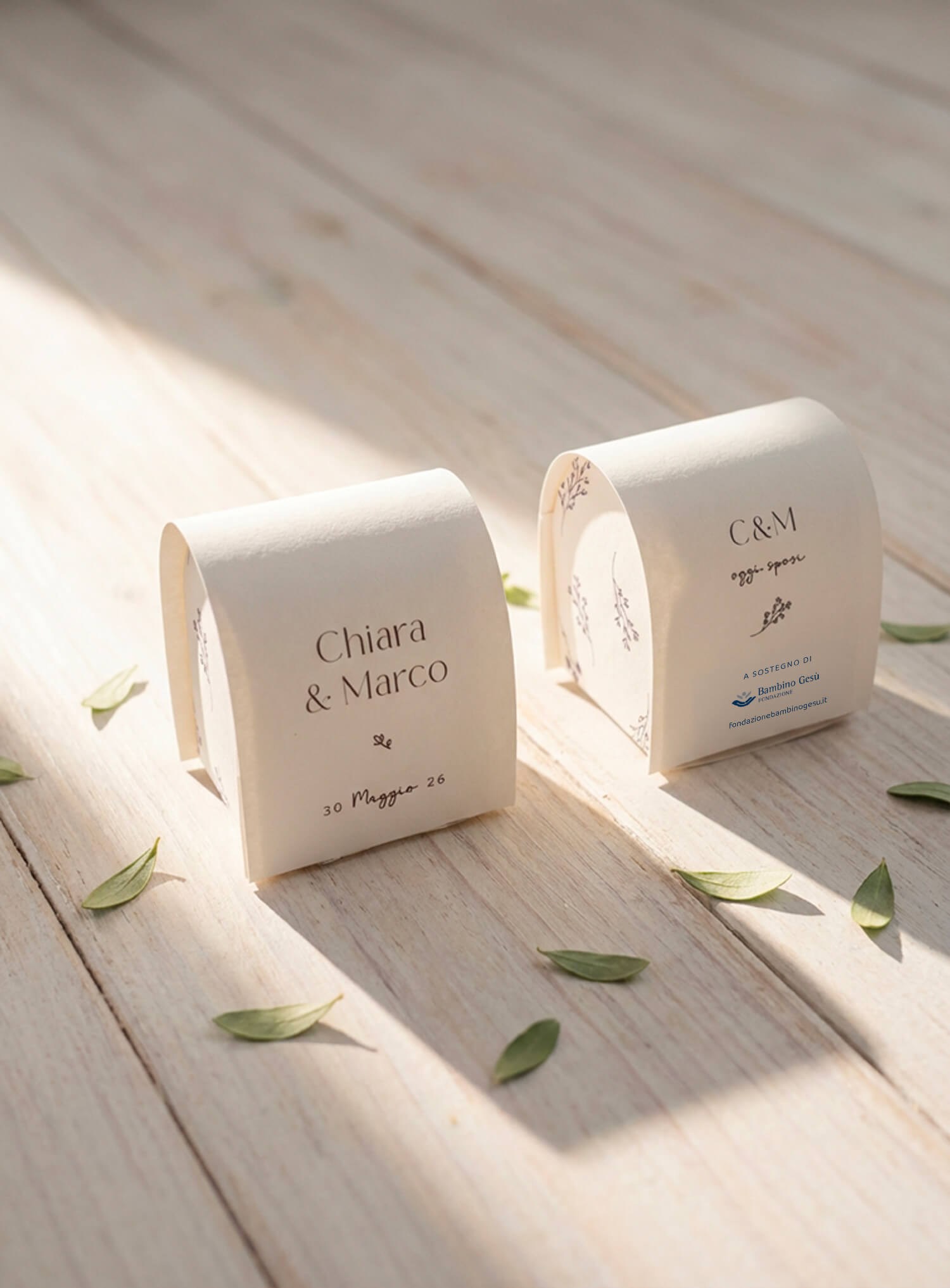 Scatolina arco Linea Fiori Minimal - Foto n. 1/2