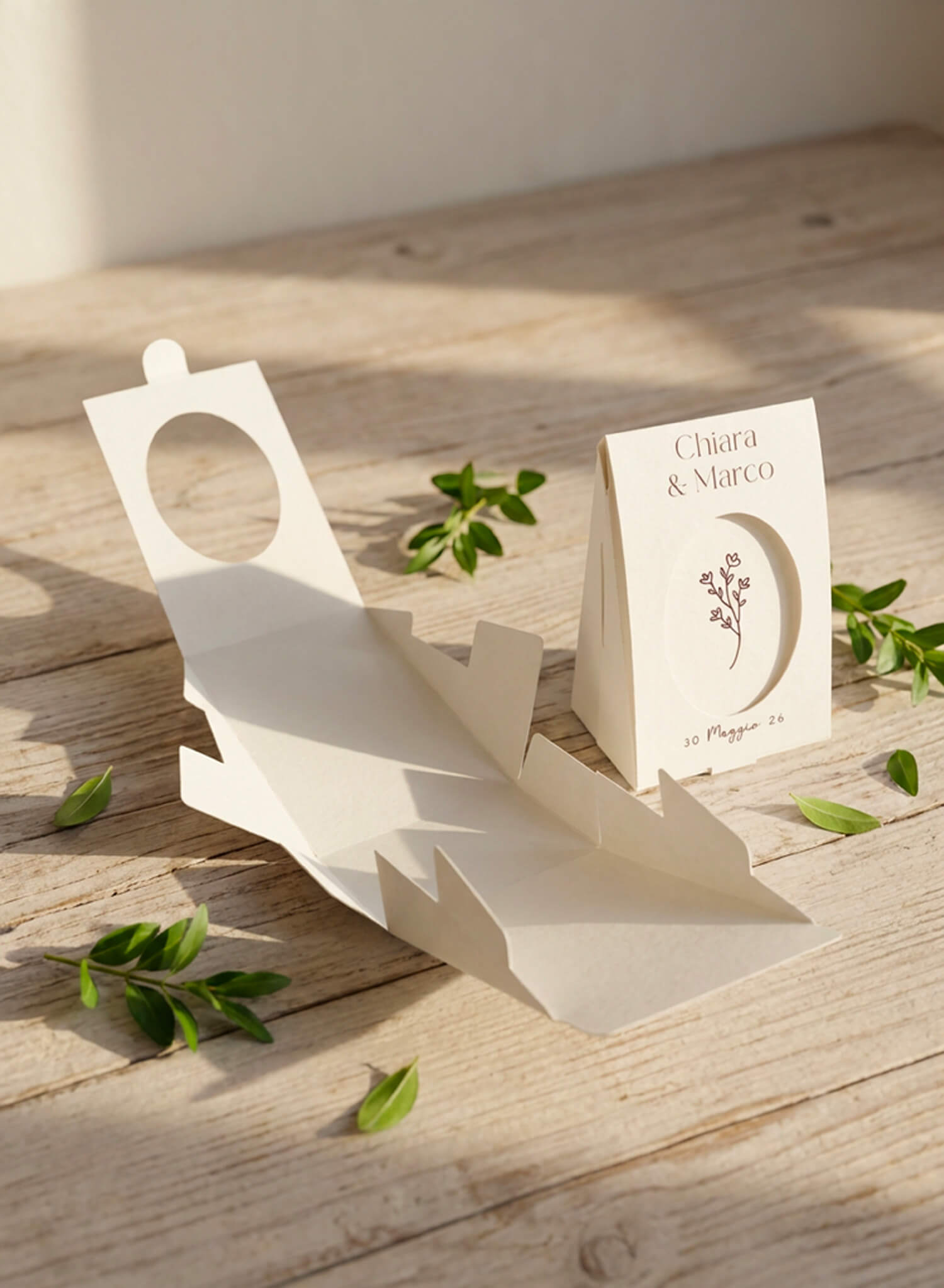 Scatolina intagliata Linea Fiori Minimal - Foto n. 2/2