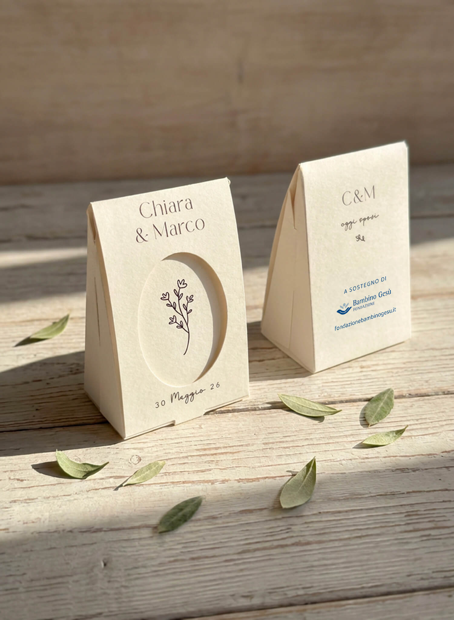 Scatolina intagliata Linea Fiori Minimal - Foto n. 1/2