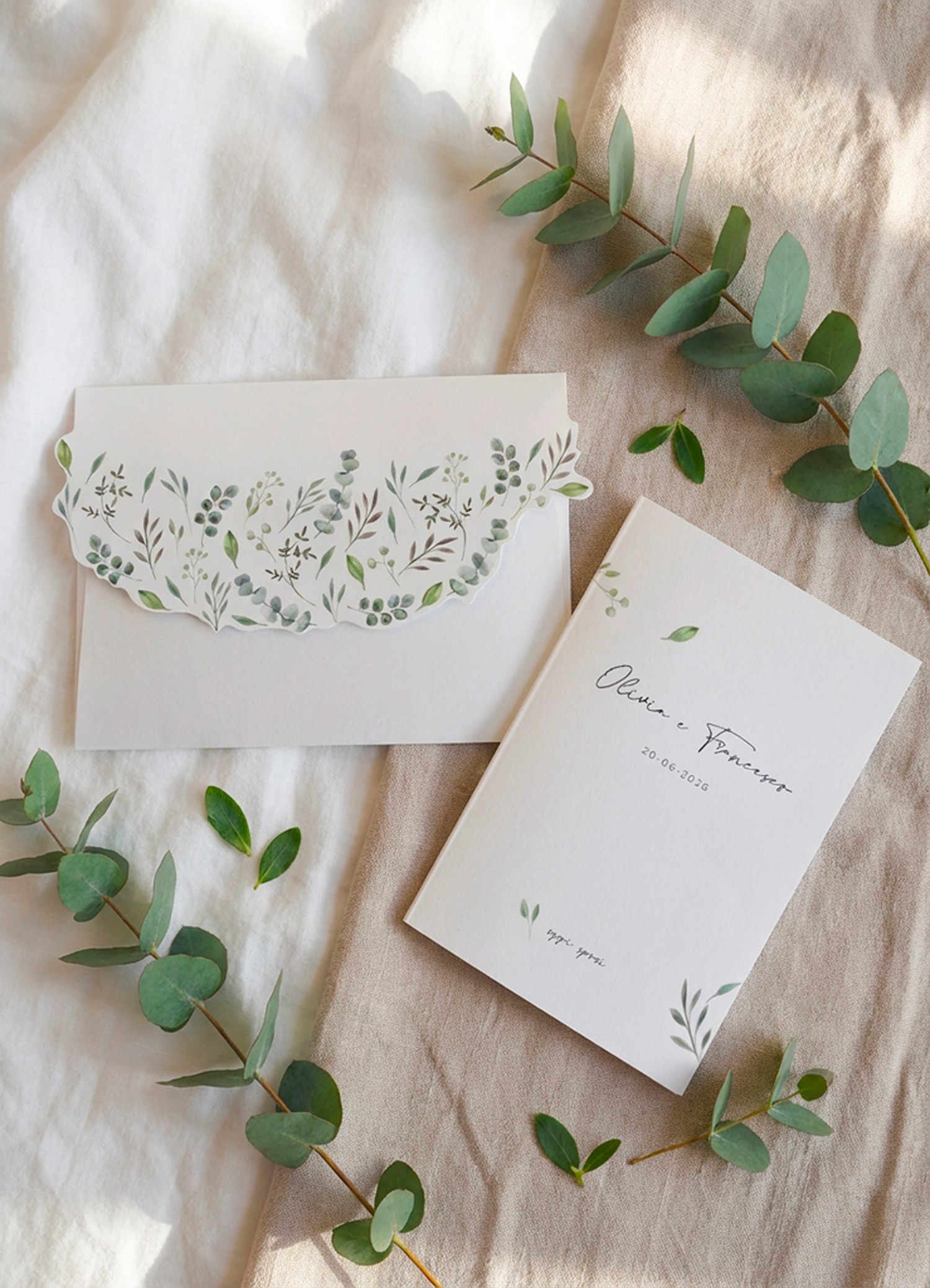 Partecipazione con busta intagliata - Foto n. 2/2