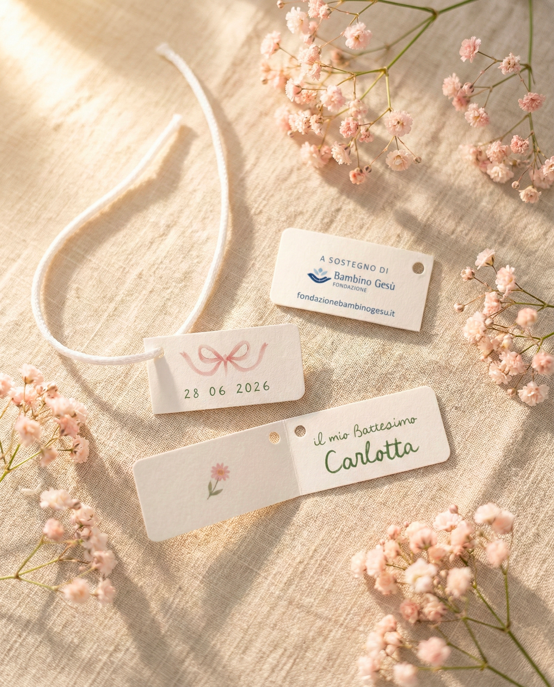 Bigliettino bomboniera