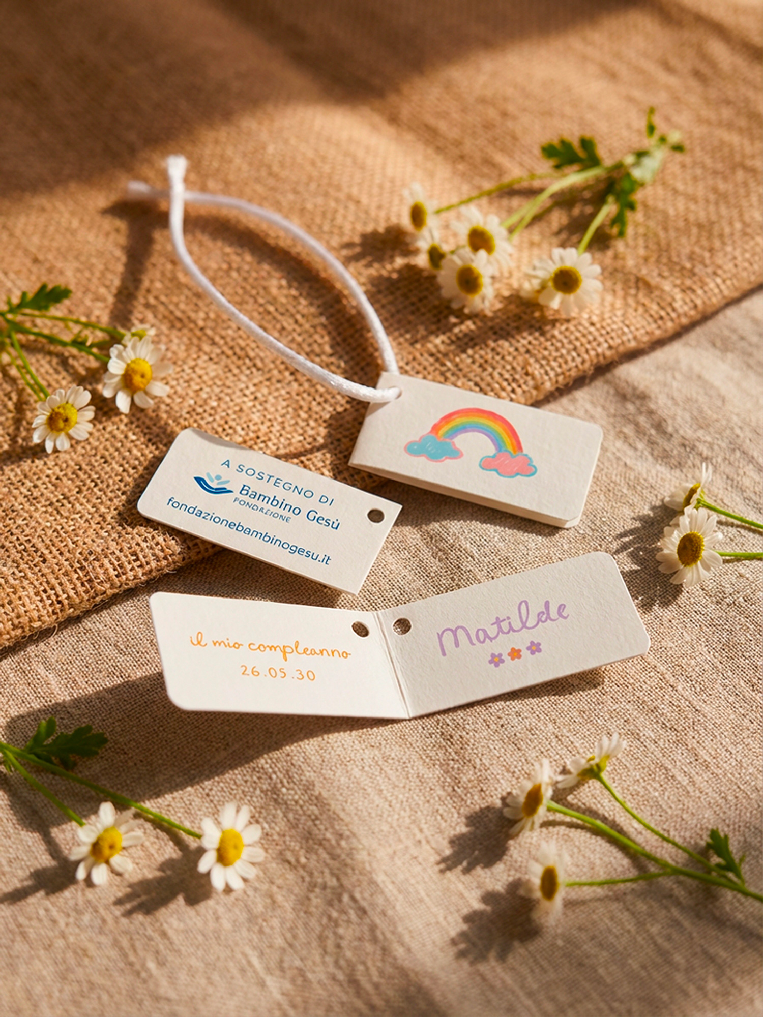 Bigliettino bomboniera Linea Pastello - Foto n. 1/1