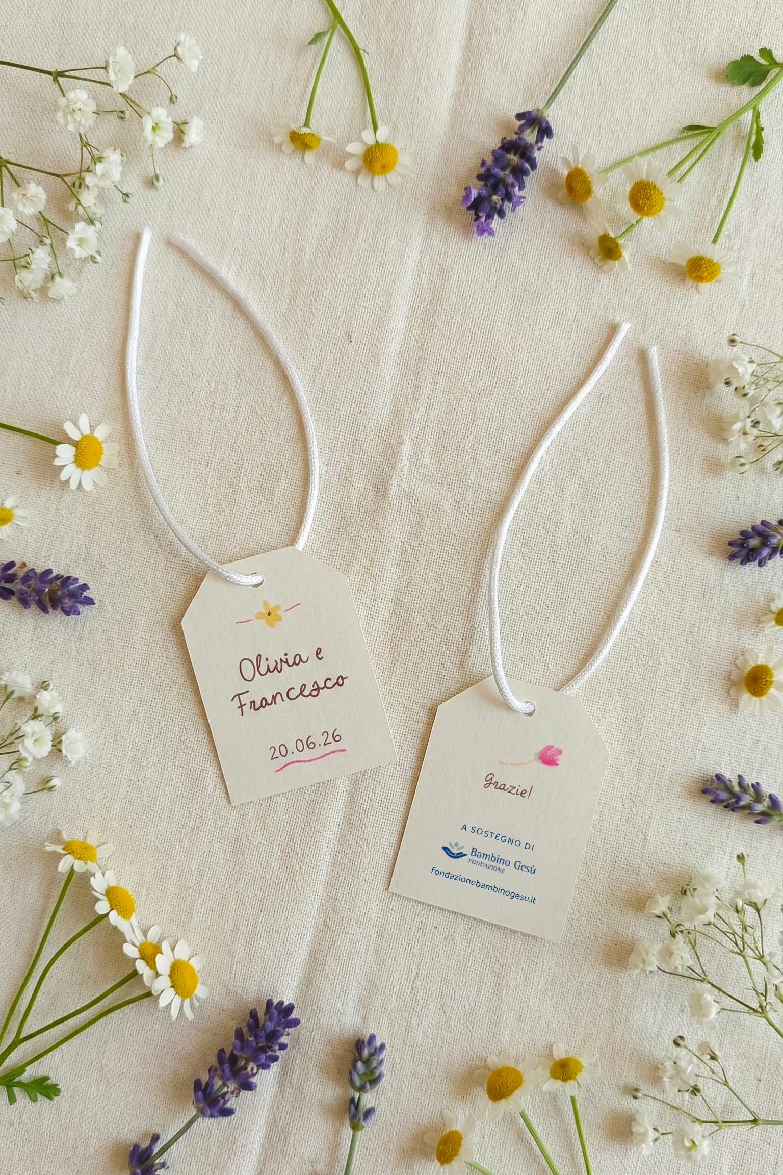 Tag bomboniere Linea Primavera - Foto n. 1/1