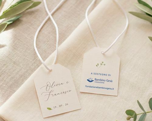 Tag bomboniere Linea Botanica