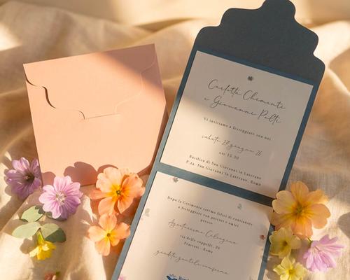 Partecipazione Cofanetto easy Linea Fiorellini