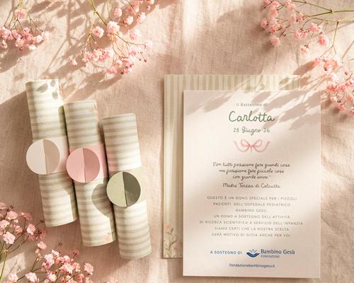 Pergamena Battesimo bimba