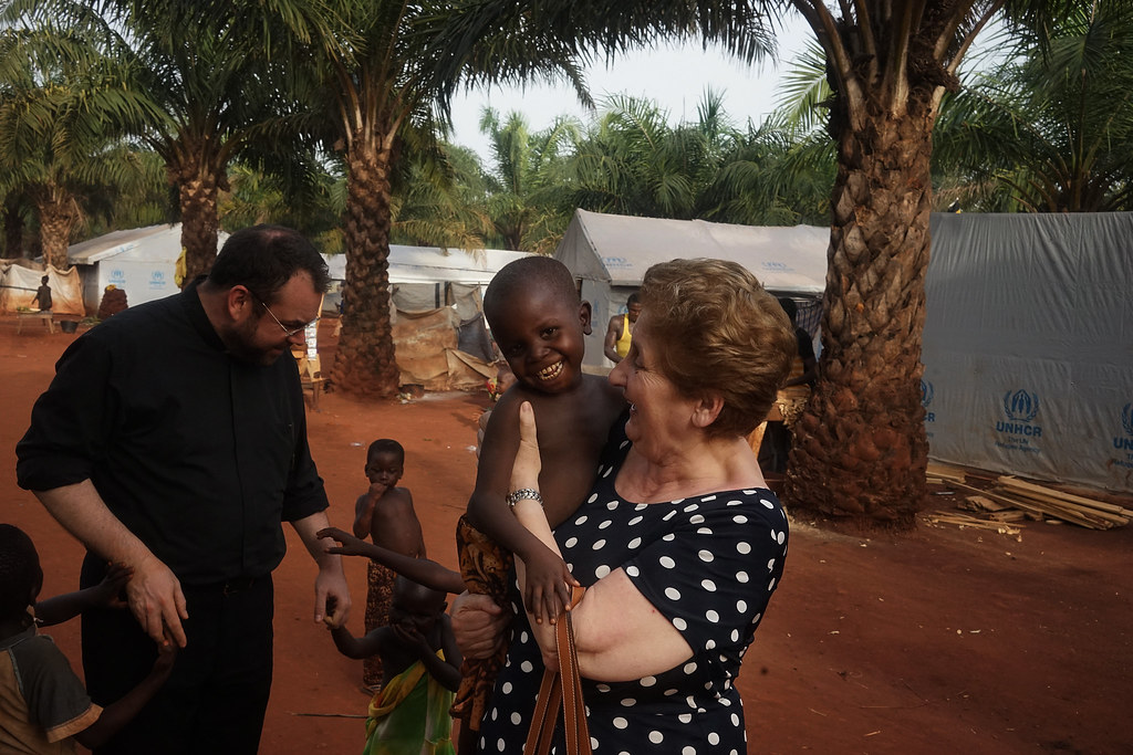 La Presidente Mariella Enoc a Bangui