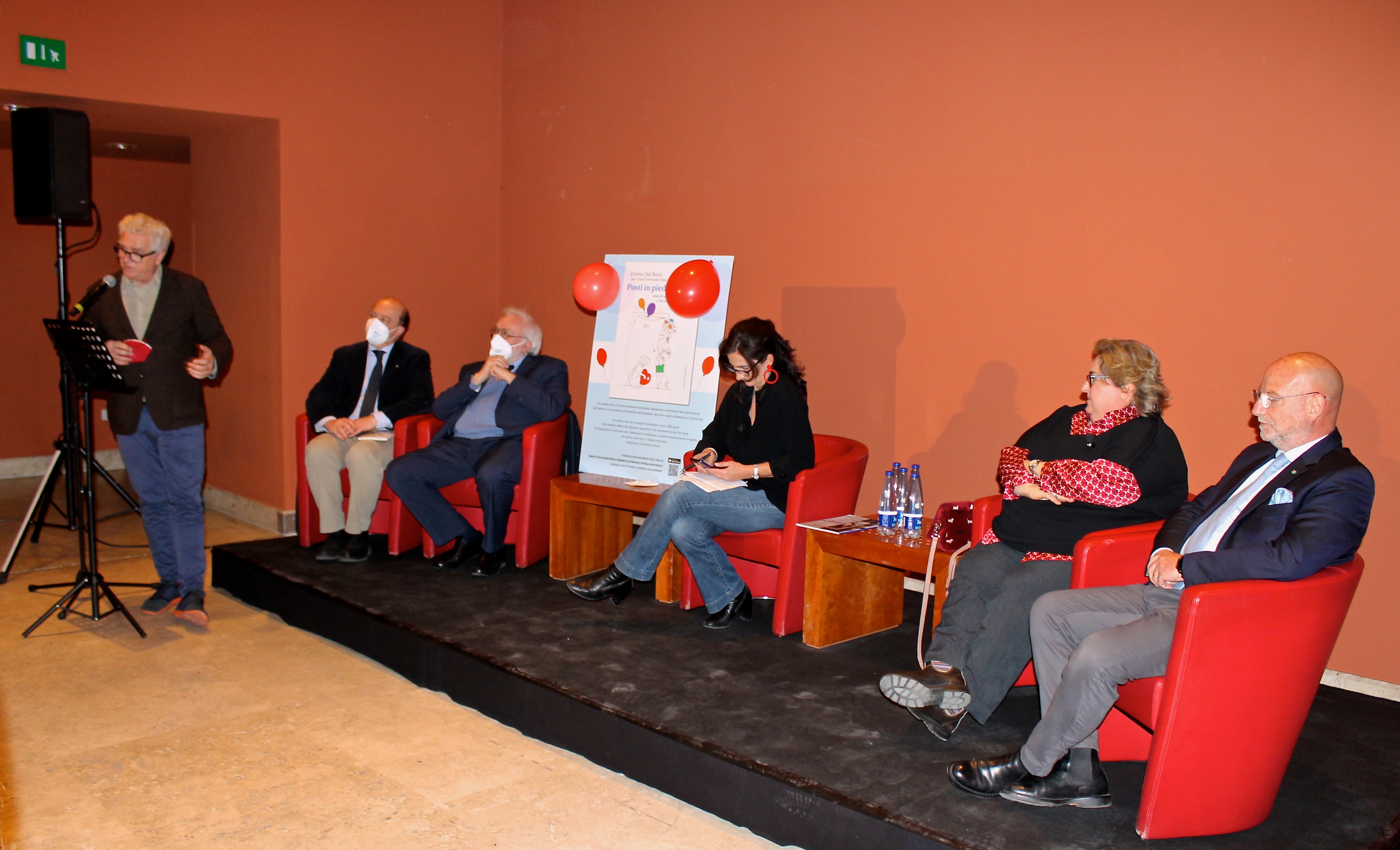 Da sinistra: Guido Torlonia, Michele Salata Francesco Avallone, Ilaria Sotis, Chiara Piermattei Masetti , Fabio Romeo