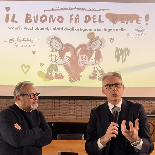 Il buono fa del bene: il progetto del Mercato Centrale di Roma per il Bambino Gesù