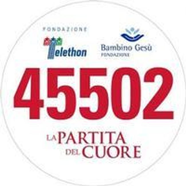 Partita del Cuore, attivo il numero solidale 45502