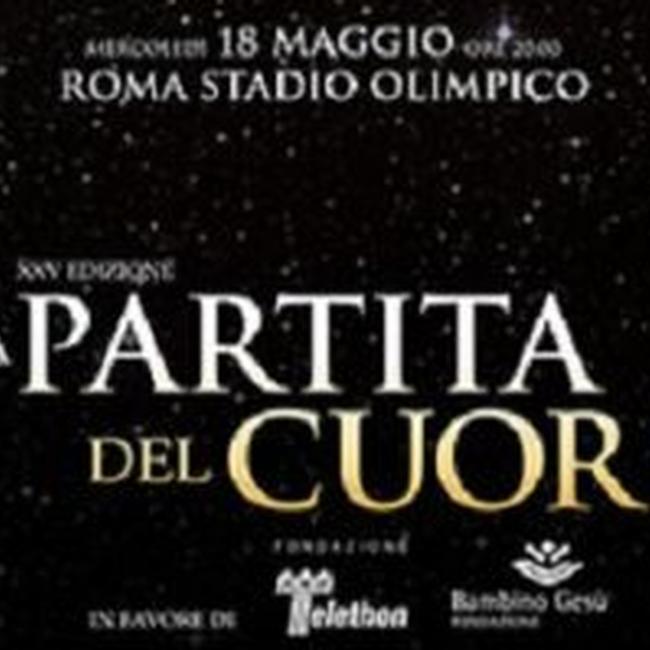 Il 18 maggio gioca anche tu la partita del cuore